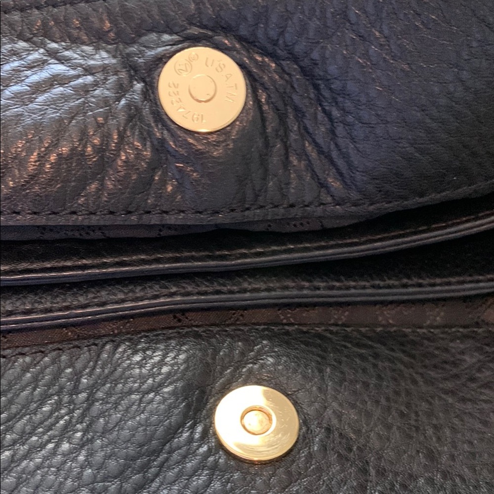 Michael Kors Black Leather Shoulder Bag - Picture 9 of 15